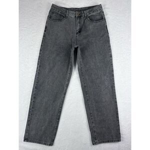 Manfinity Jeans Men's Gray Medium Wash Mid Rise Jeans Size S (30x30)‎